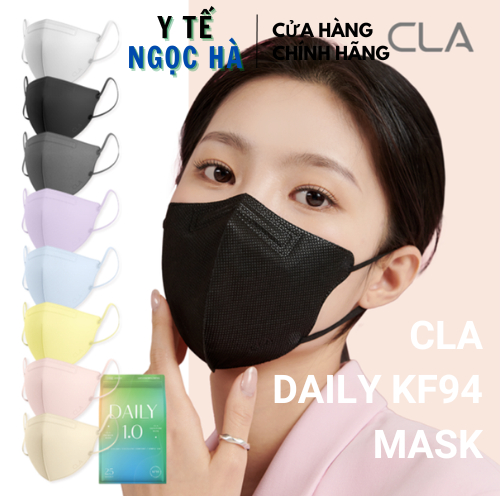 [CHÍNH HÃNG] Khẩu Trang KF94 CLA Daily Light cỡ lớn– TÚI 25 CÁI- CLA 데일리 보건용 마스크 대형 KF94
