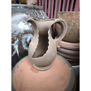 Chậu đất nung - chậu bình sữa xẻ (mới) cao 24cm