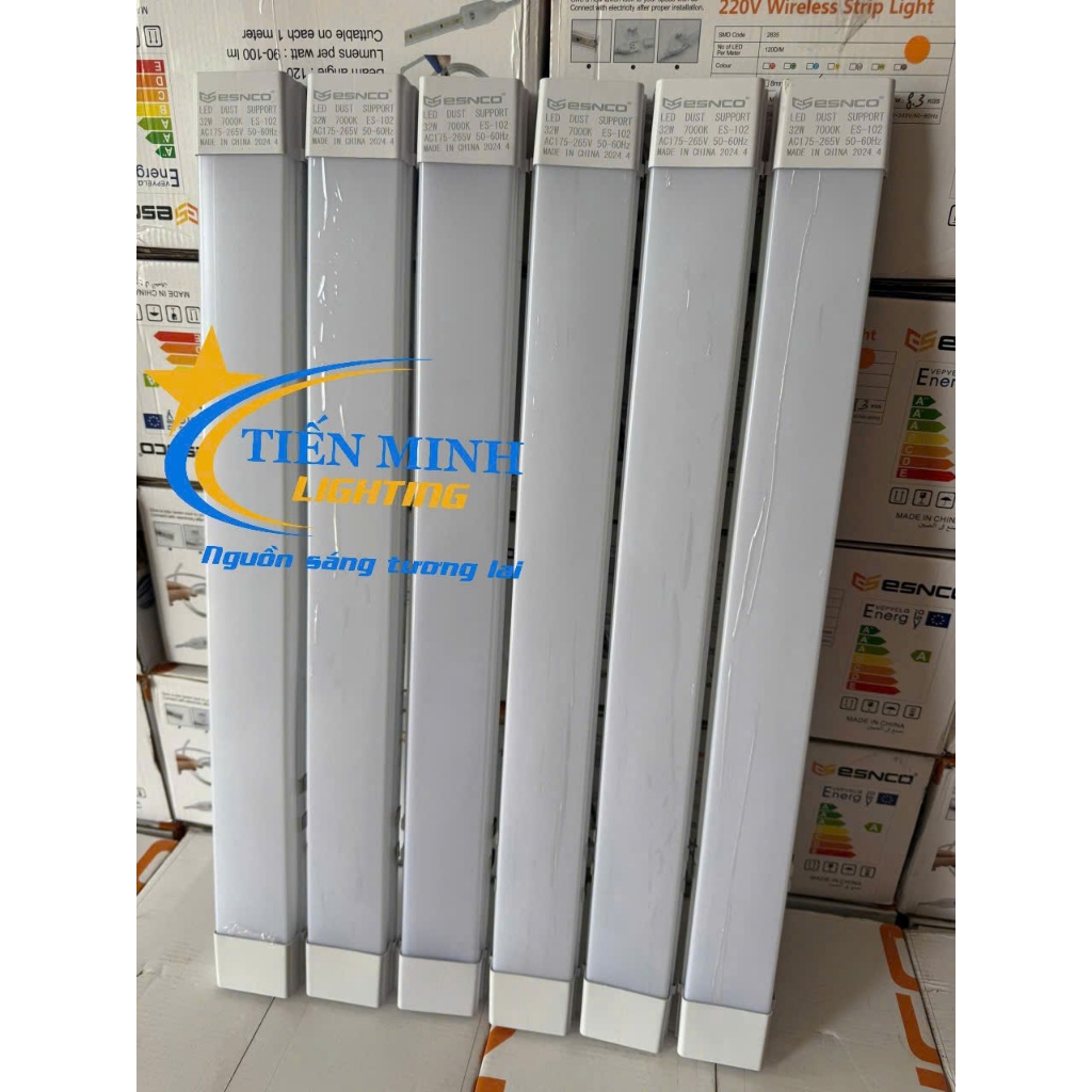 [Giao hỏa tốc] Đèn tuýp led bán nguyệt đầu vuông 0.6m (6 tấc) cao cấp siêu sáng, tiết kiệm điện