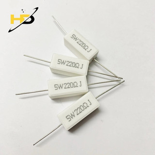 10 Điện Trở Sứ 5W, điện trở sứ có công suất lớn, hiệu suất ổn định