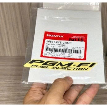 Tem PGM Fi Future 125 Đen zin ( 1 miếng ) 86861KYZV20ZC