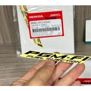 Tem PGM Fi Future 125 Đen zin ( 1 miếng ) 86861KYZV20ZC
