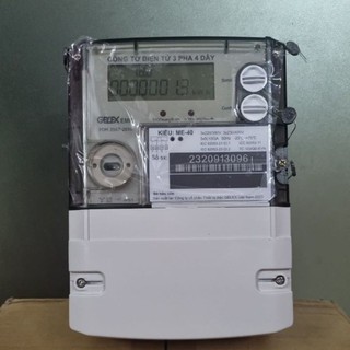 Công tơ điện tử 3 pha EVN 1 biểu giá trực tiếp 100A  Gelex Emic ME-40 kiểm định chính hãng