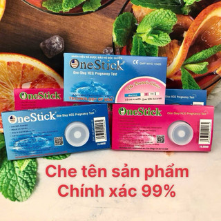 Que thử thai OneStick xanh/ hồng, thử 2 vạch chính xác cao - test thử thai hai vạch sớm nhanh hiệu quả tức thì