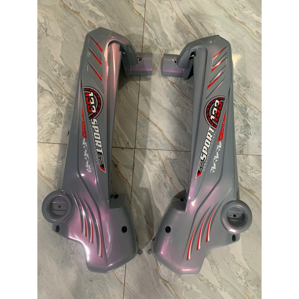 ốp bình xe điện 133m, Nhựa ốp bình xe điện M133 12a không có chắn xích, ốp sườn xe điện M133