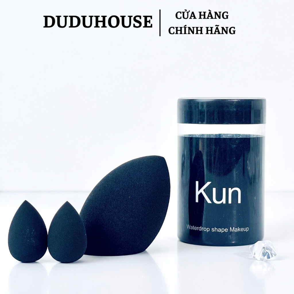 Bông mút tán nền Kun set gồm 3 chiếc