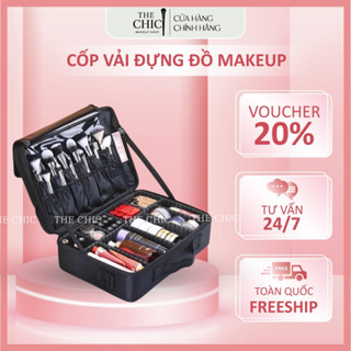  Cốp Vải Đựng Đồ Makeup Nail Size Lớn - Cốp Đa Năng Đeo Chéo Đeo 2 Vai Chắc Chắn - Form Cứng 