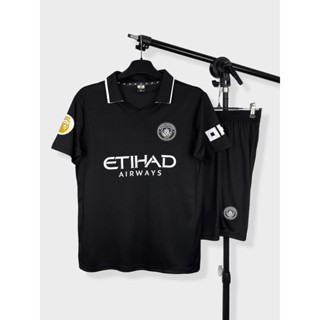 Quần áo bóng đá nam nữ câu lạc bộ Manchester  City in ấn theo yêu cầu 2025 - 2026