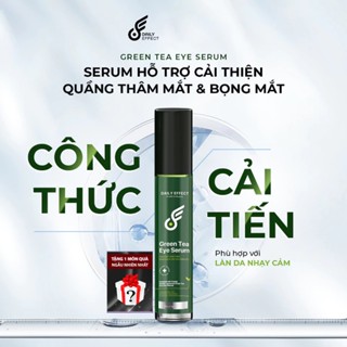 (Mẫu Mới) Green Tea Eye Serum Thanh Lăn Giảm Thâm Bọng Mắt Daily Effect 15ml - Kèm Quà