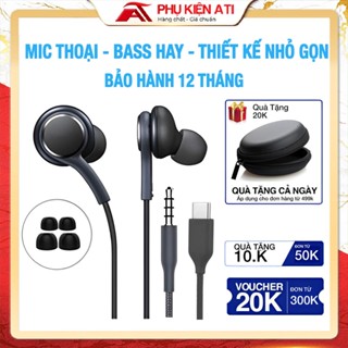 Tai nghe nhét tai AKG samsung S8 S9 S10 S20 S21 S22 Note 8 Note 9 Note 10 Note 20 jack type C - 3.5mm