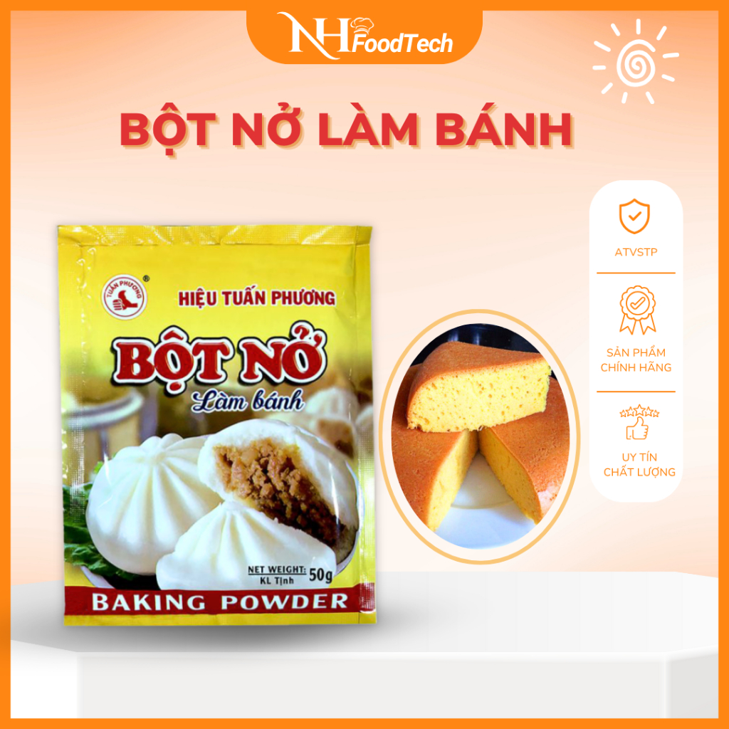 Bột nở làm bánh 50gr – baking powder