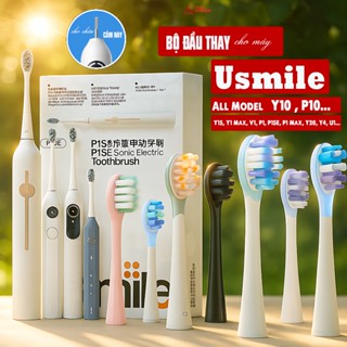 Dành cho máy Usmile Y10, V1, P10, U1, Sonic.. All Model set 2 đầu bàn chải đánh răng điện Minh House