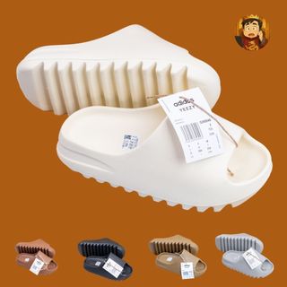 Dép Đúc Yeezy Slide Bánh Mỳ Nam Nữ YZ SLIDE Dép Quai Ngang YEEZY Cao 5CM Vân Nhám Fullsize - Dép Chạn Vương