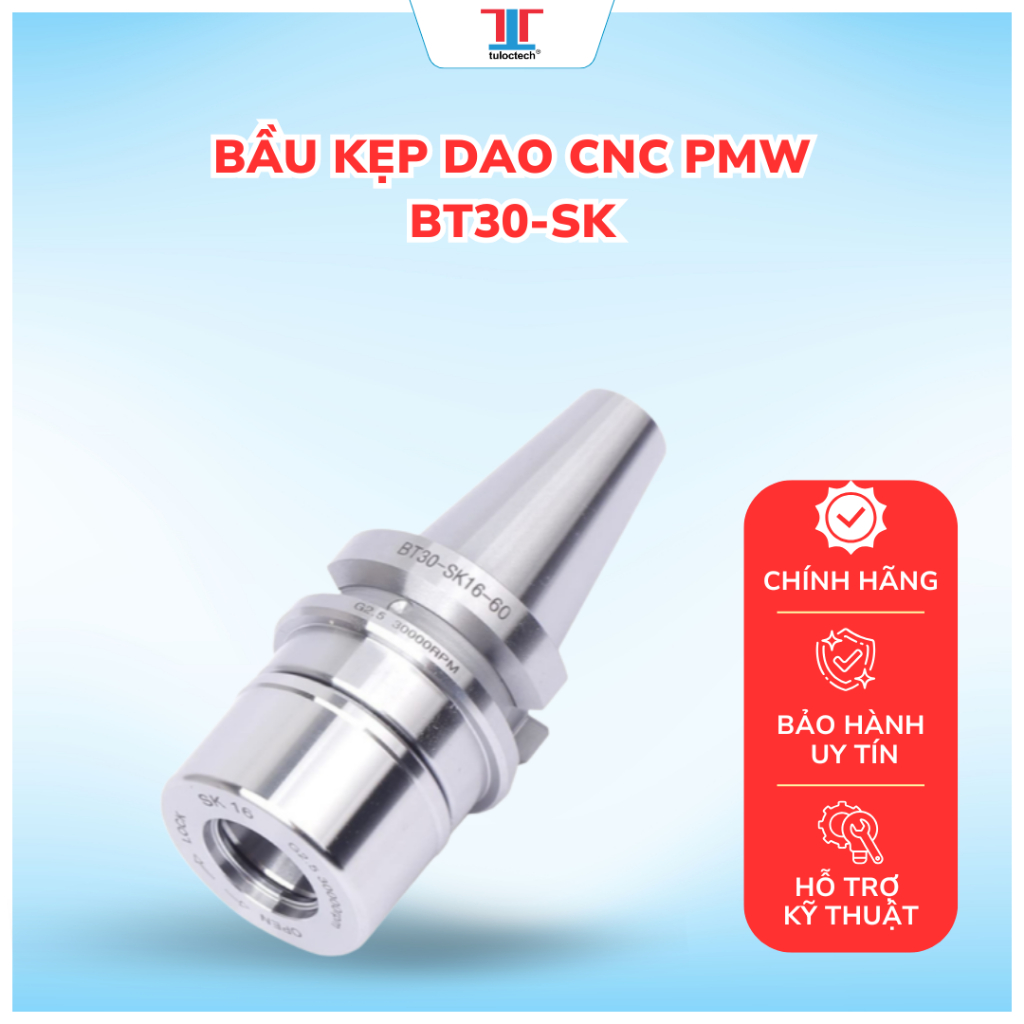 BẦU KẸP DAO CNC PMW BT30-SK