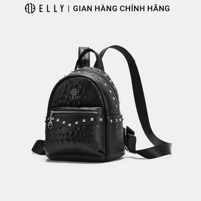 Balo nữ da thật ELLY EB21 balo thời trang cao cấp đựng ipad đi làm sang trọng