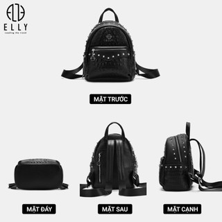 [Deal sang chảnh]  Balo nữ cao cấp da thật ELLY phù hợp đi chơi, đi làm – EB21