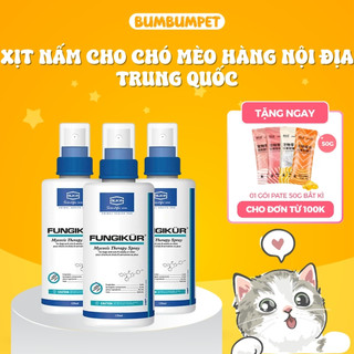  XỊT TRỊ NẤM CHÓ MÈO Hàng Nội Địa Trung – GIẢI PHÁP CHO LÔNG MƯỢT – DA SẠCH KHỎE - BumBumPet 