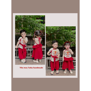 Mẫu mới set Bảo Long-Bảo Nhi cho bé🎊(Nhà may Xuka handmade)