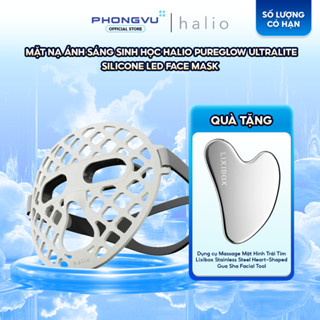 Mặt Nạ Ánh Sáng Sinh Học Halio PureGlow Ultralite Silicone LED Face Mask - Bảo hành 12 tháng