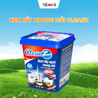 Kem tẩy sạch xoong nồi Cleanz đánh bay vết ố, vết gỉ sét, vết bám dầu mỡ lâu ngày mùi hương đào