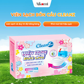 Viên sạch bồn cầu CleanZ chai thả bồn cầu sạch khuẩn tẩy sạch mảng bám khử mùi diệt vi khuẩn toilet