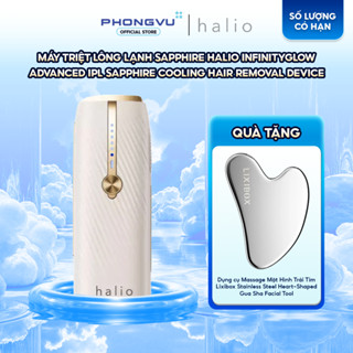 Máy Triệt Lông Lạnh Sapphire Halio InfinityGlow Advanced IPL Sapphire Cooling Hair Removal Device - Bảo hành 12 tháng