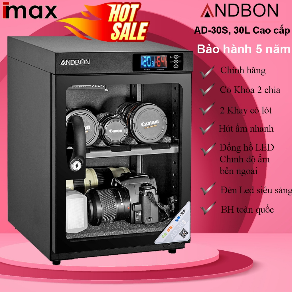 Tủ chống ẩm Andbon AD-30S (30 lít)