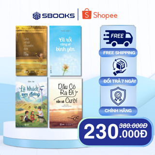 Sách Combo 4 Cuốn : Lén Nhặt Chuyện Đời + Dẫu Có Ra Đi Vẫn Sẽ Cười + Ai Rồi Cũng Sẽ Bình Yên + Lữ Khách Ven Đường