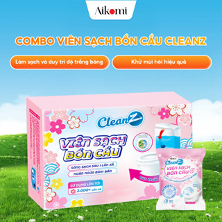 Combo 16 Viên sạch bồn cầu CleanZ chai thả bồn cầu sạch khuẩn tẩy sạch mảng bám khử mùi diệt vi khuẩn toilet