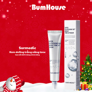 Kem Dưỡng Nâng Tông Trắng Da SURMEDIC Super Glutathione 100 Bright Tone Up Cream - 40ml