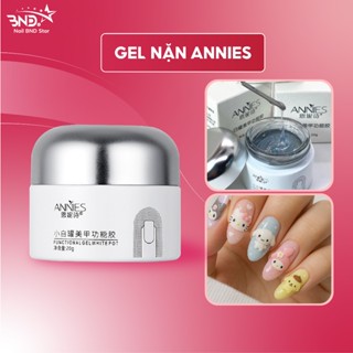  Gel nặn Annies chính hãng  20g  - Gel nặn đắp móng không dính màu trong suốt gel nặn nail màu trắng 
