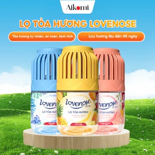 Lọ tỏa hương Lovenose hương thơm tự nhiên dễ chịu khử mùi sáp thơm phòng thế hệ mới 45 ngày - Dung tích 180ml