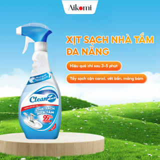 Xịt Sạch Nhà Tắm Đa Năng CLEANZ Vệ Sinh Nhà Tắm Chống Ăn Mòn Inox Vệ Sinh Vòi Rửa,Vòi Sen,Vách Kính