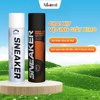 Chai Xịt Tạo Bọt Vệ Sinh Giày XIMO Cao Cấp 300ml làm sạch giày cao cấp giúp giày trắng sáng như mới (VSG02)
