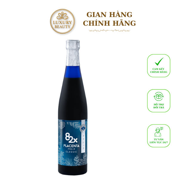 Nước Uống Placenta 82X 450000 Classic Nhật Bản Dạng Chai 500ml