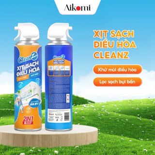Xịt làm sạch điều hòa Cleanz làm sạch diệt khuẩn bằng công nghệ ion bạc Ag+