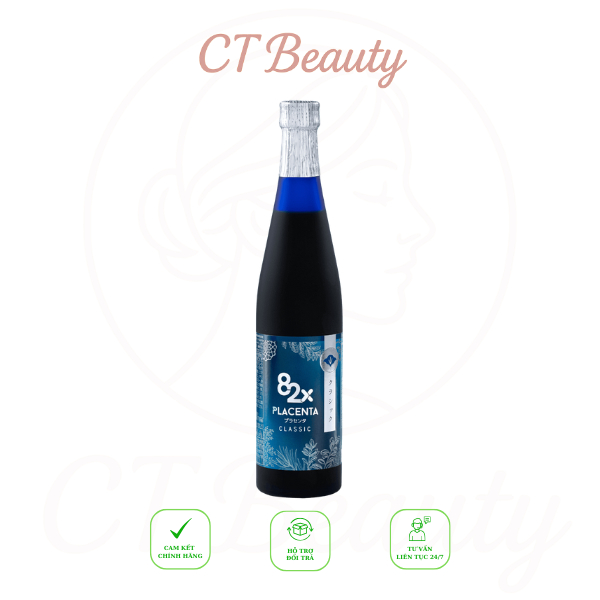 Nước Uống Placenta 82X 450000 Classic Nhật Bản Dạng Chai 500ml