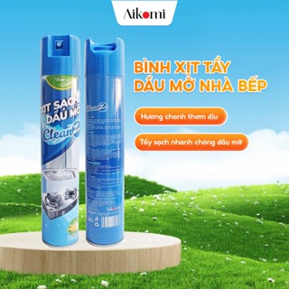 Bình xịt tẩy dầu mỡ nhà bếp CleanZ 450ml đánh bay vết bẩn cứng đầu trên tường bếp, lưới máy hút mùi