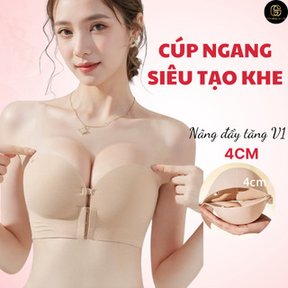  Áo Cúp Ngang Nâng Ngực Đệm 4CM Cài Trước GGS Hàng Loại 1 Dành Cho Ngực Nhỏ Và Trung Bình Nâng Và Tạo Khe Nhiều 946 