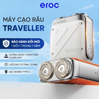 Máy cạo râu EROC Traveller KKXZ021 Mini Chống Nước IPX7, Lưỡi Tự Mài, Sạc Nhanh Type-C (Nhiều Màu)