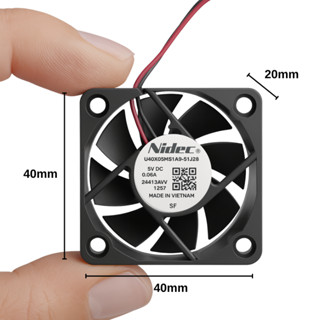 Quạt Tản Nhiệt Nidec 40x40x10mm – 5V 0.06A 2 pin