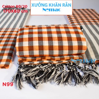 Khăn rằn Nam bộ - Campuchia size lớn 170x60cm/ Khăn đi phượt Nomac -  Vải dày mềm mịn/ MÃ N82