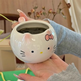 ☕ Ly Sứ Hello Kitty Hình Mèo Dễ Thương – Cốc Cafe Đuôi Mèo Sáng Tạo Quà Tặng Ý Nghĩa Cho Bạn Bè 