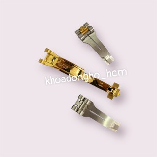 [ FREE SHIP ] Khoá đồng hồ ROL 3 mắt cao cấp thay thế cho dây size 20 TẶNG KÈM TOVIT