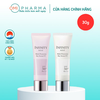 Tinh Chất Chống Nắng Dưỡng Trắng, Giảm Nhăn, Chống UV Multi Protection Day Serum Infinity Kosé Nhật Bản 30g