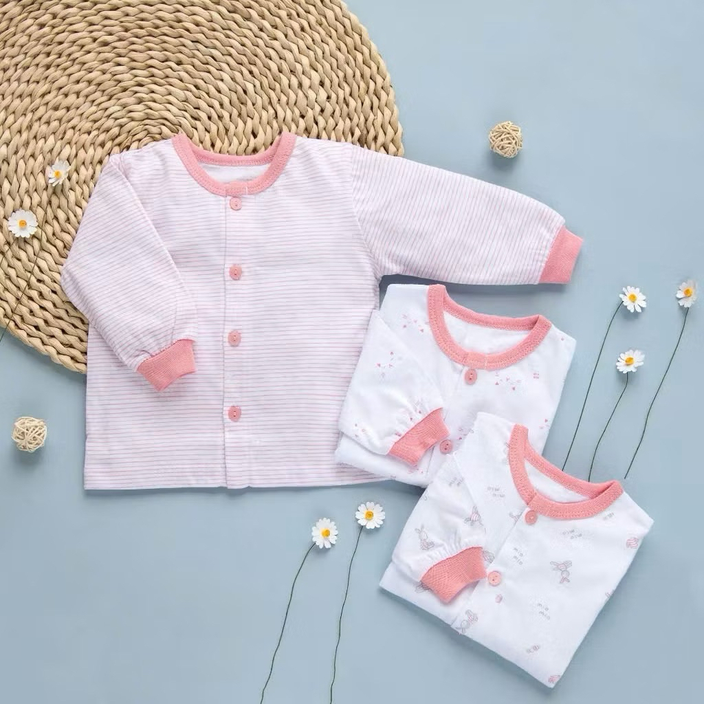 [ MIO dày ] Áo dài tay MIOMIO sơ sinh 1m( phom rộng)