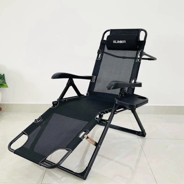 Ghế xếp thư giãn cao cấp đa năng 2 trong 1 SUMIKA model 168 Bảo hành chính hãng 12 tháng