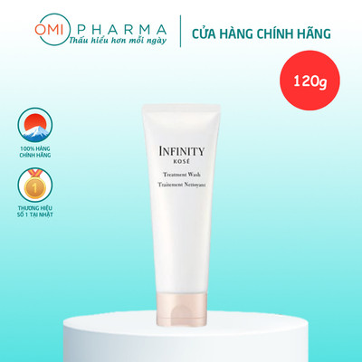Sữa Rửa Mặt Làm Sạch Sâu Dưỡng Ẩm Sáng Da Kosé Infinity Foaming Wash Nhật Bản 120g