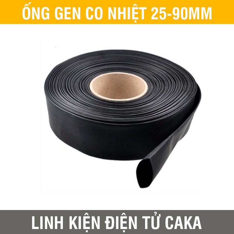 Ống gen co nhiệt phi 20/25/30/35/40/50/60/80/90mm (1 mét)