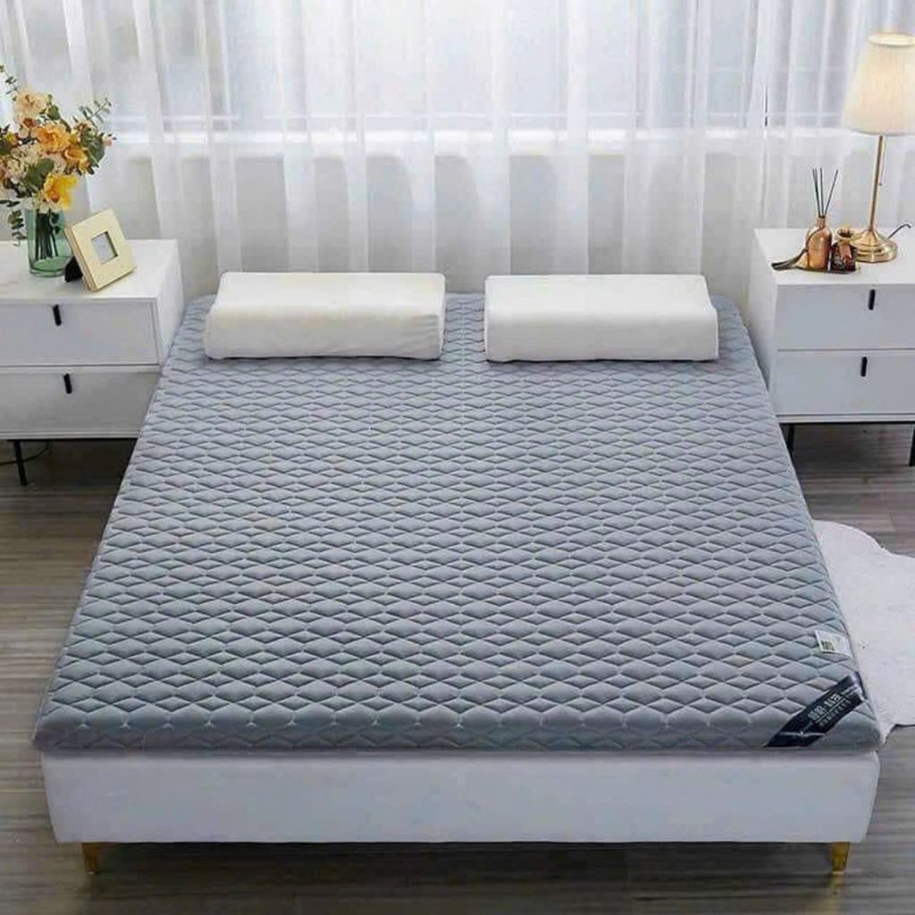 Nệm toper lõi bông ép mềm  thay giặt dễ dàng, sử dụng 4 mùa